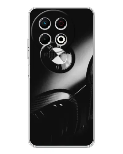 Чехол для TECNO Spark 30 Pro с картинкой «Эмблема BMW — макро»