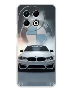Чохол для TECNO Spark 30 Pro з картинкою «BMW в білому диму»