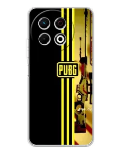 Чехол для TECNO Spark 30 Pro с картинкой «PUBG — камуфляжный шлем»