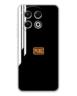 Чехол для TECNO Spark 30 Pro с картинкой «PUBG — вертикальные линии»