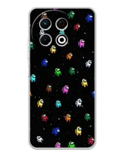 Чехол для TECNO Spark 30 Pro с картинкой «Экипаж Among Us»