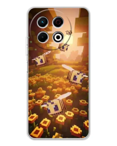Чехол для TECNO Spark 30 Pro с картинкой «Поле подсолнухов»
