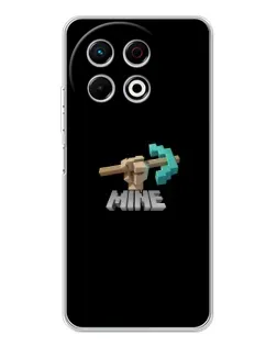 Чехол для TECNO Spark 30 Pro с картинкой «Алмазная кирка»