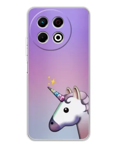 Чехол для TECNO Spark 30 Pro с картинкой «Единорог градиент» Чехол для TECNO Spark 30 Pro с картинкой «Единорог градиент»