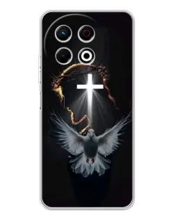 Чехол для TECNO Spark 30 Pro с картинкой «Голубь и Свет»