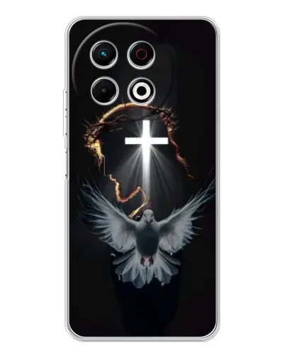 Чехол для TECNO Spark 30 Pro с картинкой «Голубь и Свет» Чехол для TECNO Spark 30 Pro с картинкой «Голубь и Свет»