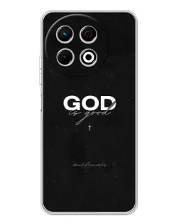 Чехол для TECNO Spark 30 Pro с картинкой «GOD — Бог над всем»