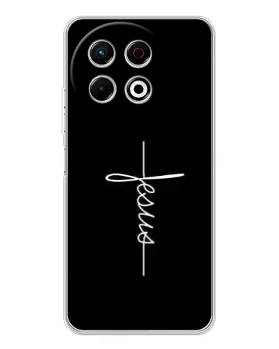 Чехол для TECNO Spark 30 Pro с картинкой «Тонкая линия веры» Чехол для TECNO Spark 30 Pro с картинкой «Тонкая линия веры»