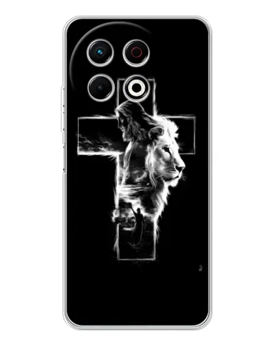 Чехол для TECNO Spark 30 Pro с картинкой «Сияющий крест Jesus» Чехол для TECNO Spark 30 Pro с картинкой «Сияющий крест Jesus»