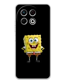 Чехол для TECNO Spark 30 Pro с картинкой «Классический Губка Боб»