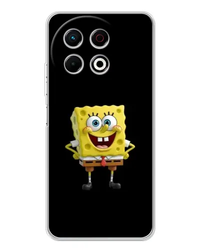 Чехол для TECNO Spark 30 Pro с картинкой «Классический Губка Боб»