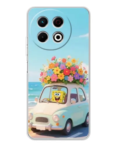 Чехол для TECNO Spark 30 Pro с картинкой «Автомобильное путешествие»