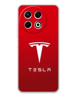 Чохол для TECNO Spark 30 Pro з картинкою «Tesla Red Classic»