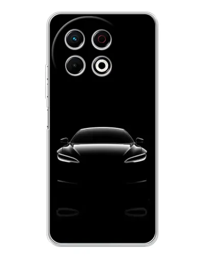 Чохол для TECNO Spark 30 Pro з картинкою «Силует Tesla Night» Чохол для TECNO Spark 30 Pro з картинкою «Силует Tesla Night»
