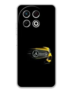 Чехол для TECNO Spark 30 Pro с картинкой «Mercedes — ретро стиль»