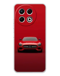 Чехол для TECNO Spark 30 Pro с картинкой «Красный Mercedes AMG»