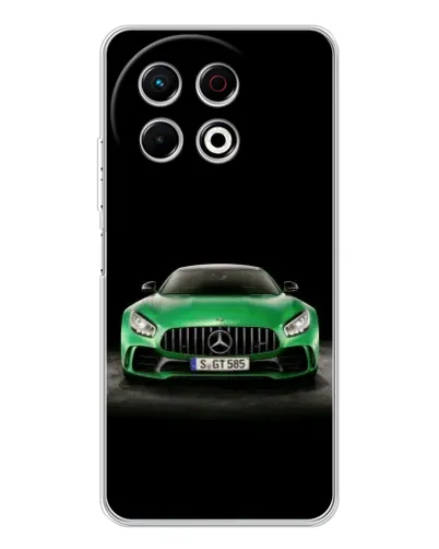 Чехол для TECNO Spark 30 Pro с картинкой «Mercedes — неоновый лого» Чехол для TECNO Spark 30 Pro с картинкой «Mercedes — неоновый лого»
