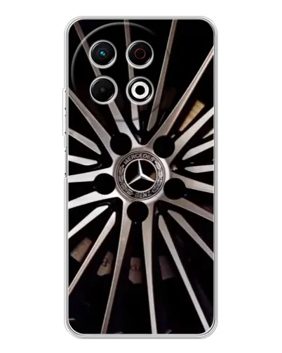 Чехол для TECNO Spark 30 Pro с картинкой «Диск Mercedes» Чехол для TECNO Spark 30 Pro с картинкой «Диск Mercedes»