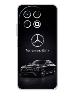 Чехол для TECNO Spark 30 Pro с картинкой «Mercedes — решетка радиатора»