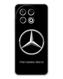 Чехол для TECNO Spark 30 Pro с картинкой «Mercedes Silver Logo»