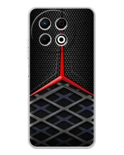 Чехол для TECNO Spark 30 Pro с картинкой «Mercedes Carbon Grid»