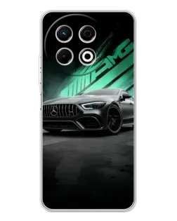 Чехол для TECNO Spark 30 Pro с картинкой «Темный Mercedes AMG»