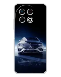 Чехол для TECNO Spark 30 Pro с картинкой «Ночной Mercedes EQ»