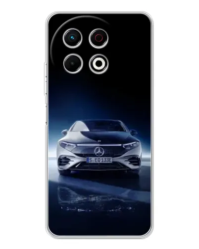 Чехол для TECNO Spark 30 Pro с картинкой «Ночной Mercedes EQ» Чехол для TECNO Spark 30 Pro с картинкой «Ночной Mercedes EQ»
