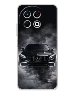 Чехол для TECNO Spark 30 Pro с картинкой «Mercedes в дыму»