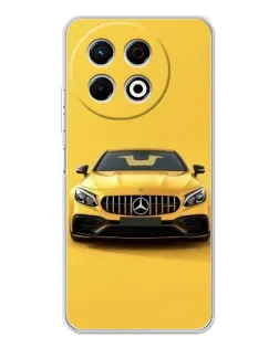 Чехол для TECNO Spark 30 Pro с картинкой «Желтый Mercedes GT»