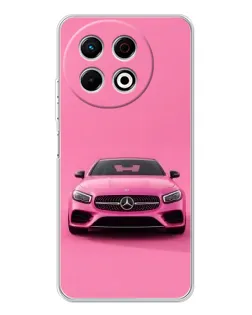 Чохол для TECNO Spark 30 Pro з картинкою «Рожевий Mercedes AMG»