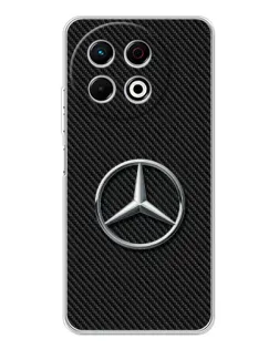 Чохол для TECNO Spark 30 Pro з картинкою «Карбоновий Mercedes стиль»