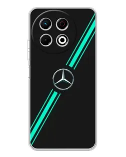 Чохол для TECNO Spark 30 Pro з картинкою «Спортивні лінії Mercedes»