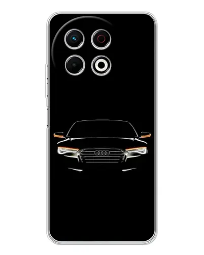 Чехол для TECNO Spark 30 Pro с картинкой «Audi — ночной контур» Чехол для TECNO Spark 30 Pro с картинкой «Audi — ночной контур»