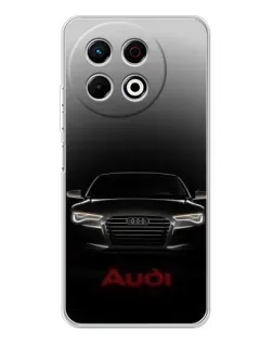 Чехол для TECNO Spark 30 Pro с картинкой «Audi — градиентный контур»