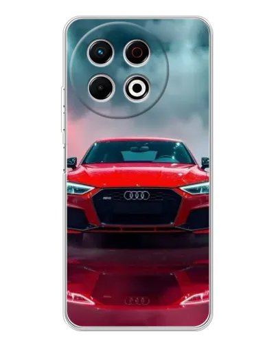 Чехол для TECNO Spark 30 Pro с картинкой «Audi RS — красный стиль» Чехол для TECNO Spark 30 Pro с картинкой «Audi RS — красный стиль»