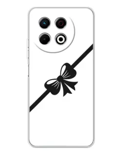 Чехол для TECNO Spark 30 Pro с картинкой «Диагональный бант»