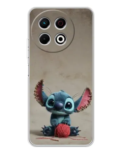 Чехол для TECNO Spark 30 Pro с картинкой «Стич на коричневом фоне» Чехол для TECNO Spark 30 Pro с картинкой «Стич на коричневом фоне»