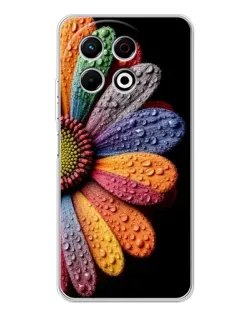 Чохол для TECNO Spark 30 Pro з картинкою «Райдужна квітка» Чохол для TECNO Spark 30 Pro з картинкою «Райдужна квітка»