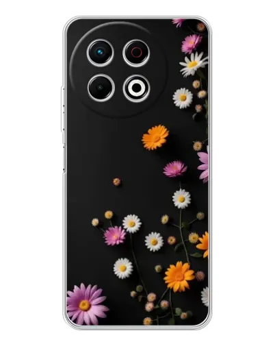 Чехол для TECNO Spark 30 Pro с картинкой «Цветочная композиция» Чехол для TECNO Spark 30 Pro с картинкой «Цветочная композиция»