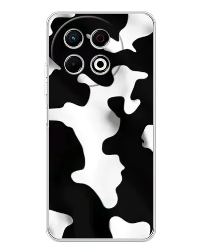 Чехол для TECNO Spark 30 Pro с картинкой «Черно-белое пятно» Чехол для TECNO Spark 30 Pro с картинкой «Черно-белое пятно»
