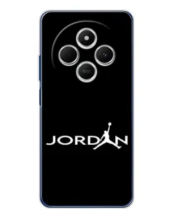 Чехол для TECNO Spark 30 с картинкой «Jordan White Logo»
