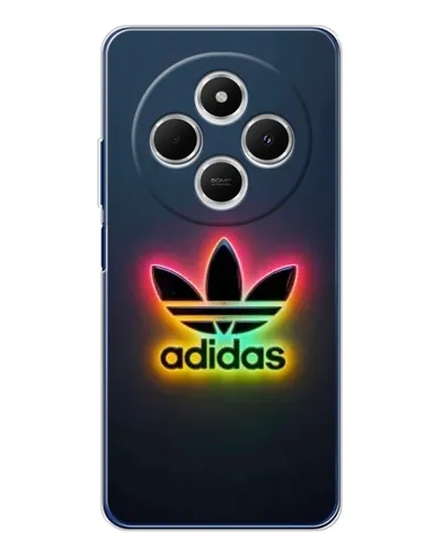 Чехол для TECNO Spark 30 с картинкой «Неоновый Adidas»