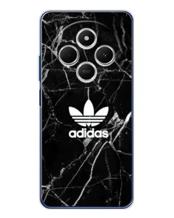 Чехол для TECNO Spark 30 с картинкой «Белый мрамор Adidas»