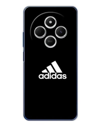 Чехол для TECNO Spark 30 с картинкой «Черная классика Adidas»