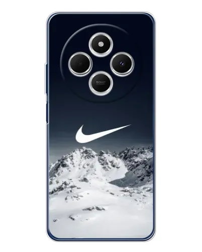 Чехол для TECNO Spark 30 с картинкой «Nike — зимние горы» Чехол для TECNO Spark 30 с картинкой «Nike — зимние горы»