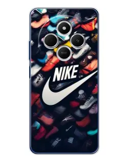 Чехол для TECNO Spark 30 с картинкой «Коллекция кроссовок Nike»