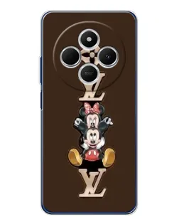 Чехол для TECNO Spark 30 с картинкой «LV и Микки Маус»