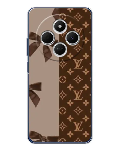 Чехол для TECNO Spark 30 с картинкой «Louis Vuitton — банты»