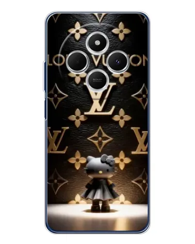Чехол для TECNO Spark 30 с картинкой «Монограмма с фигурой»